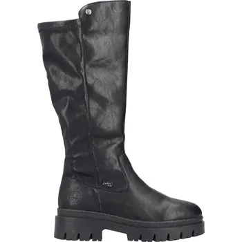 Dámské kozačky Rieker Dámské nepromokavé kozačky s gumou RIEKER-TEX z9490-00 černé #Velikost: 38
