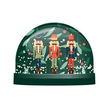 Vánoce Sněžítko se třpytkami - vánoční - Louskáček