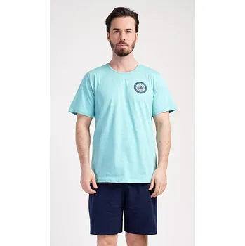 Pánské pyžamo Pánské pyžamo šortky Sea šedá M