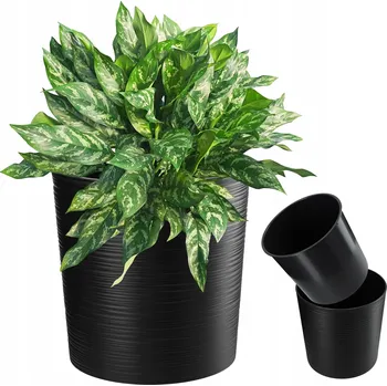Květináč Černý plast Květináč Kadax 30 cm x 30 x 30,5 cm