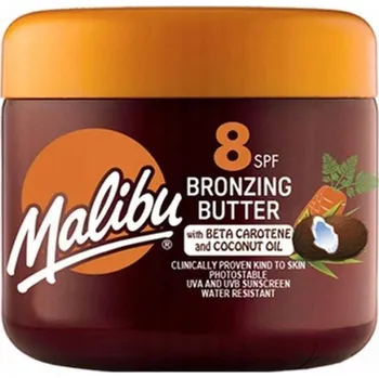 Opalování Bronzující máslo s beta karotenem a kokosem Malibu Bronzing butter SPF8 300 ml