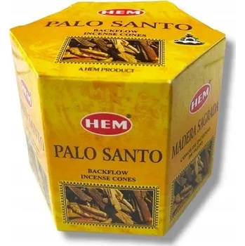 Vonná tyčinka Indické vonné tyčinky backflow Palo Santo, HEM