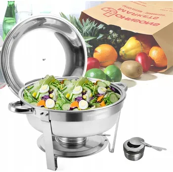 PŘENOSNÝ OHŘÍVAČ JÍDEL BEMAR NA POLÉVKY GULÁŠ 6L KULATÝ