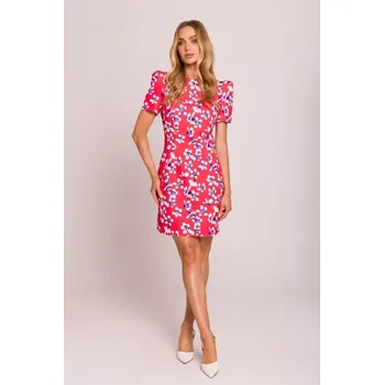 Dámské šaty M856 Vícebarevné mini šaty - model 2 EU XL