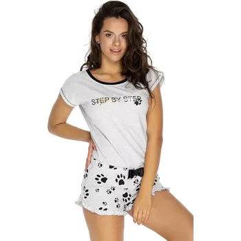 Dámské pyžamo Piu Bella PKK-05 barva:šedá 36