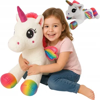 plyšák Jednorožec plyšový 60 cm Růžová