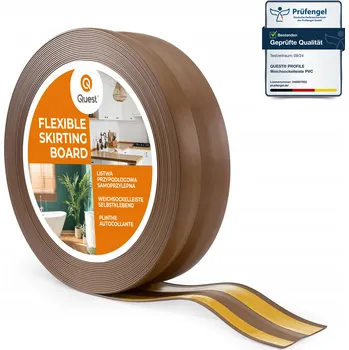 Podlahová lišta Podlahová lišta QUEST PVC 32x23 Tmavě Hnědá 5