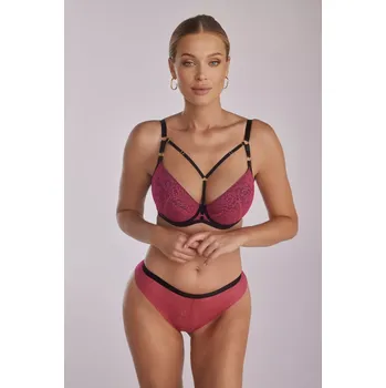 Dámské oblečení Dámské kalhotky brazilky Kinga B-1120/2 Rozie XS-2XL fuchsie S