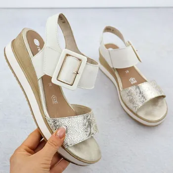 Dámská běžecká obuv Remonte W D6453-61 RKR646B Sandály na platformách 37