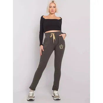 Dámské kalhoty Teplákové kalhoty-RV-DR-6685.70P-khaki L