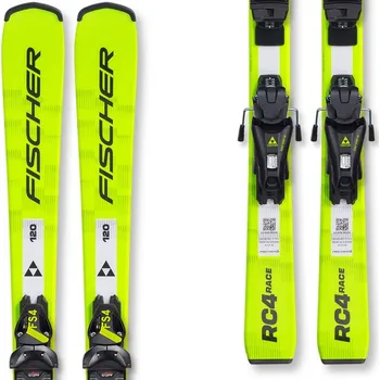 Sjezdové lyže FISCHER RC4 RACE JR (70-90) JRS + FS 4 CA JRS 25/26 70 žlutá