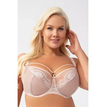 Podprsenka PARADISE K496 BÉŽOVÁ MĚKKÁ PODPRSENKA Béžová 95G