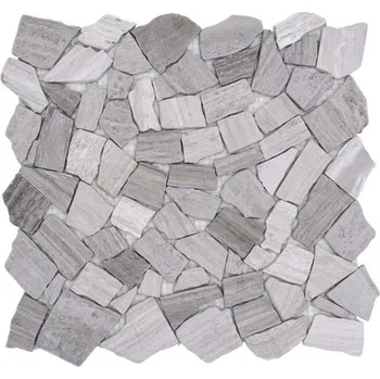 Obklad Kamenná mozaika šedá, přírodní kámen