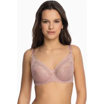 Podprsenka Dámská podprsenka Nancy BS0059 Pudr růžová - Gaia pudrovo-růžová 70C