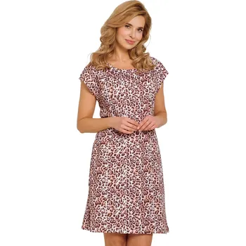 Dámská noční košilka 3348 Esti - TARO hnědá S