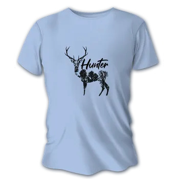 Pánské tričko Pánské lovecké tričko TETRAO Hunter - modré XL