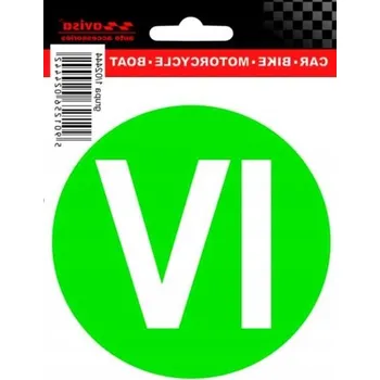 Samolepicí dekorace na vozidlo SAMOLEPKA NÁLEPKA ZNAČKA TETOVÁNÍ NA AUTO OZNAČENÍ 10cm 1/02444IV