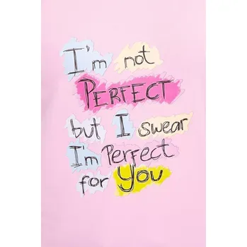 Dámská halenka Halenka s potiskem Perfect powder pink UNI