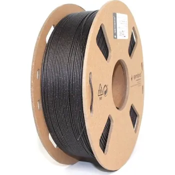 Filament Gembird PLA, 1,75mm, 1kg, three galaxy černá 3DP-PLA-MX3-01-GBK