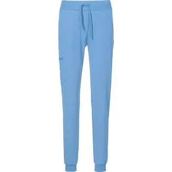 Exner Unisexové rovné strečové pracovní nohavice Barva: modrá světlá, Velikost: 5XL EX332