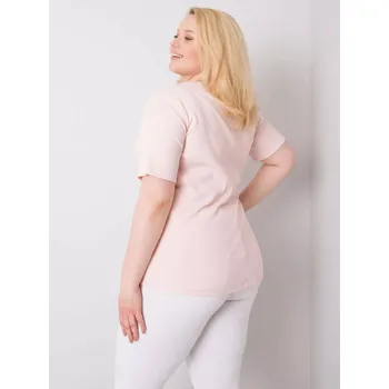 Dámská halenka Halenka RV BZ 6323.92 světle růžová 3XL