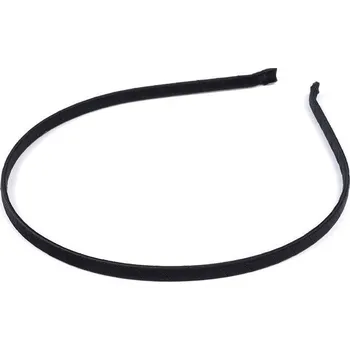 Saténová čelenka - 1 černá