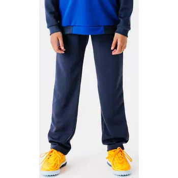 KIPSTA Dětské fotbalové tepláky Essential 4-5 LET MODRÁ