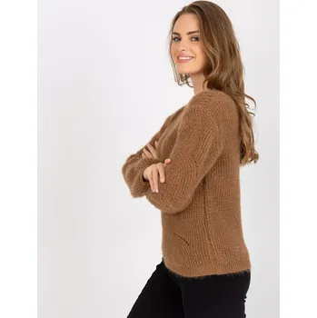 Dámský svetr FPrice TW SW BI 9030.08 hnědá