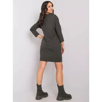 Dámské šaty Šaty RV SK 4597 1.97 khaki S/M