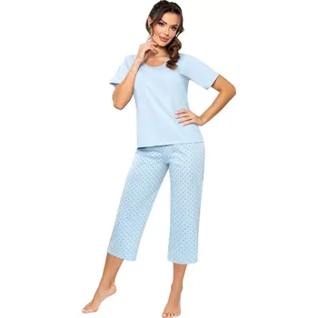 Dámské pyžamo Pyžamo Donna Sky 3/4 cr/r S-2XL modrá M