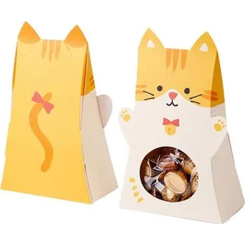 Dekorativní dárková Krabička ve tvaru kočky 1 Ks . 10x5x16,5 cm