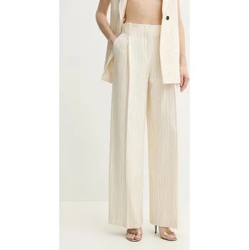 Dámské kalhoty Kalhoty Simona Corsellini P25CPPA019 béžová 01A, vel. 34