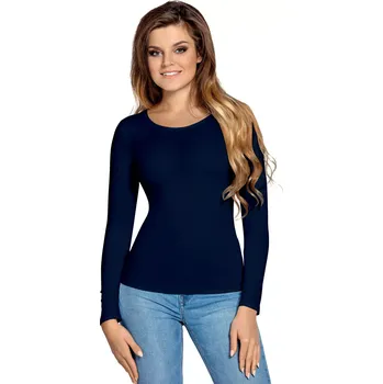 Dámská halenka Halenka Manati s dlouhým rukávem námořnická modrá - Babell XXL