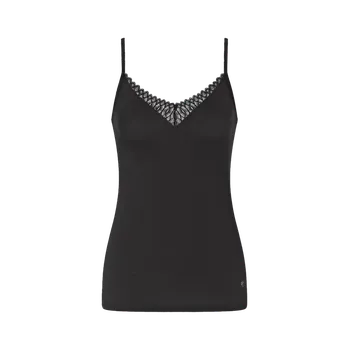 Dámské pyžamo Dámský pyžamový top Aura Spotlight Camisole - BLACK - černý 0004 - TRIUMPH BLACK 40