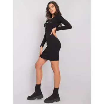 Dámské šaty Šaty RV SK 5079 1.17P černá S/M