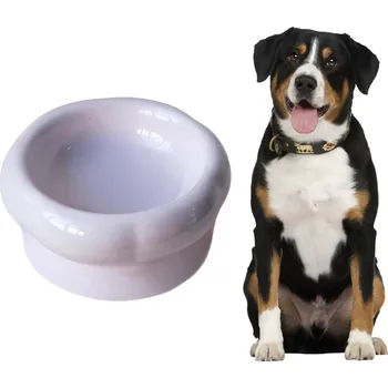 Miska pro psa MISKA PRO PSA KOČKU KERAMICKÁ NA KRMIVO VODU 200 ML ODOLNÁ SIEMIEC