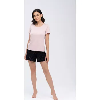 Dámská halenka Sada Koi béžová a černá - Babella XL