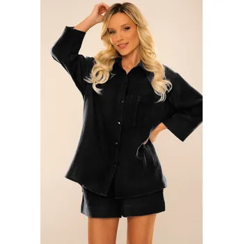 Dámské pyžamo 855 HARPER DÁMSKÉ PYŽAMO černá 2XL