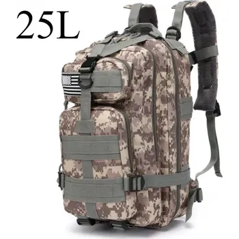Outdoor batoh 25/50 l s MOLLE systémem na výlety Barva (Varianta): ACU-25L