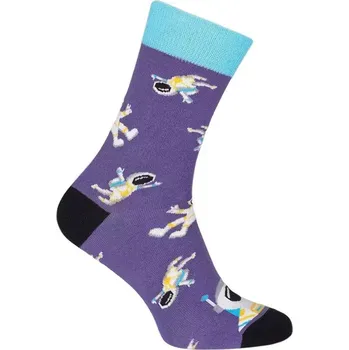 Pánské ponožky Pánské ponožky Astronaut - 39-41 / fialová