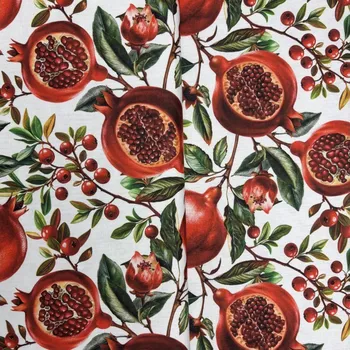 Tegatex Režná látka metráž - granátové jablka