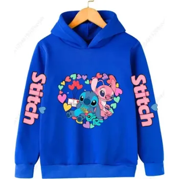 Chlapecký svetr Lilo & Stitch Dívčí mikina "STITCH" Barva: modrá, Velikost: 130