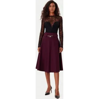 Dámská sukně Rinascimento Trapézová sukně CFC0126216003 Bordó Regular Fit XL