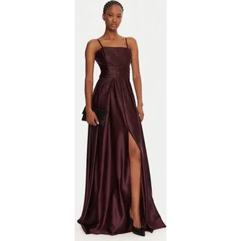 Dámské oblečení Rinascimento Večerní šaty CFC0020046002 Bordó Slim Fit XL