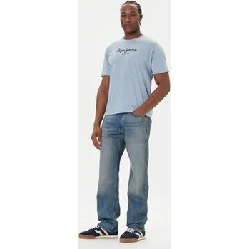 Pánské tričko Pepe Jeans T-Shirt Eggo N PM509979 Modrá Regular Fit XL