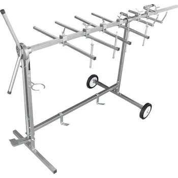 Lakýrnický stojan vozík pro lakování otočný BITUXX 6 ramen MS17232