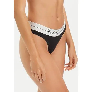 Kalhotky KARL LAGERFELD Kalhotky string A1W47095 Černá XS