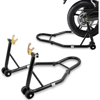 zvedák Motocyklový stojan černý držák 250 kg zadní kolo 21-31 cm zvedák na motorku M18971