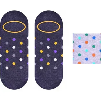 Pánské ponožky Pánské ťapky Lentilky P - 43-46 / světle šedá