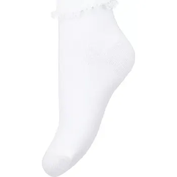Dámské punčochy Dívčí ponožky s krajkou Lola - 32-34 / bílá
